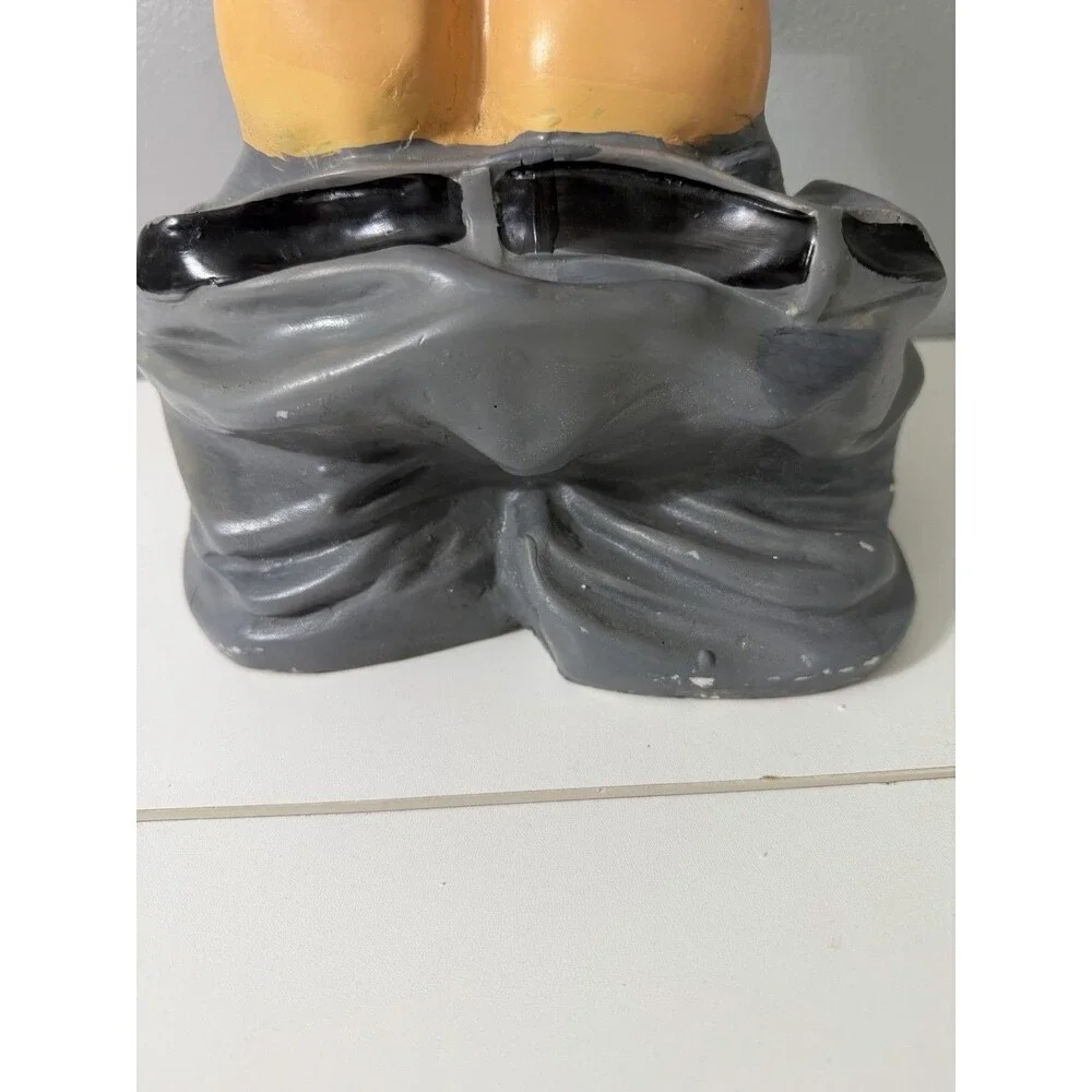 RARE Vintage Mr. Stinky Pants Down Old Man Butler Toilet Paper Holder unique